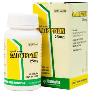 Thuốc Amitriptylin 25mg (lọ 100v)