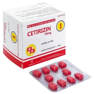 Thuốc Cetirizin 10mg Donaipharm