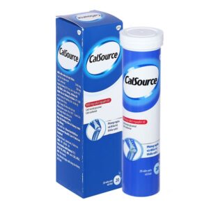 Viên sủi CalSource 500mg GSK phòng ngừa và điều trị thiếu canxi