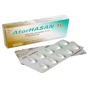Thuốc AtorHasan 10mg Hasan điều trị tăng lipid huyết