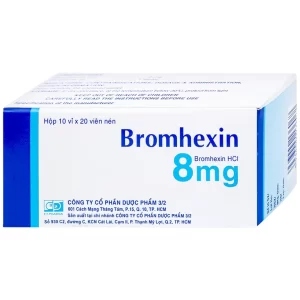 Thuốc Bromhexin 8mg Dược 3-2