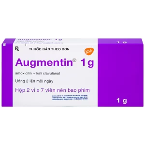 Thuốc Augmentin 1g GSK điều trị nhiễm khuẩn