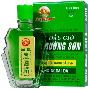 Dầu gió Trường Sơn điều trị cảm, ho, sổ mũi, nhứt đầu, say nắng