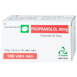 Thuốc Propranolol 40mg TV.Pharm