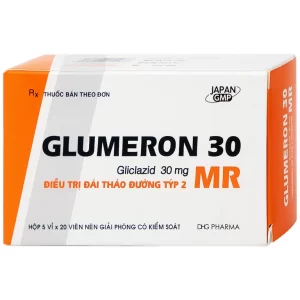 Thuốc Glumeron 30 MR DHG điều trị bệnh đái tháo đường típ 2