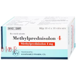 Thuốc Methylprednisolon 4 Khapharco