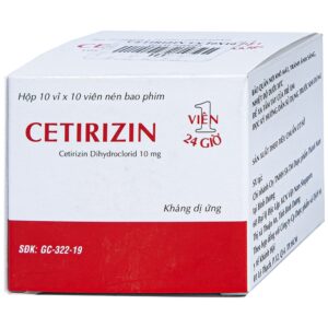 Thuốc Cetirizin 10mg Thành Nam