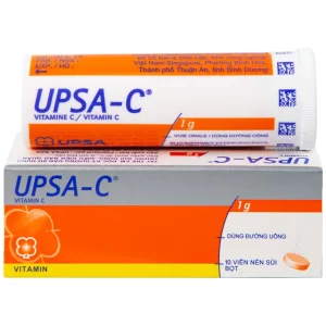 Viên sủi UPSA-C UPSA SAS hỗ trợ điều trị tình trạng thiếu hụt vitamin C
