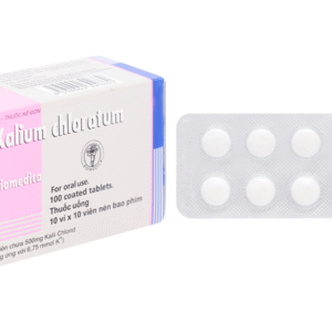 Thuốc Kalium Chloratum Biomedica dùng trong phòng và điều trị một số trường hợp thiếu kali