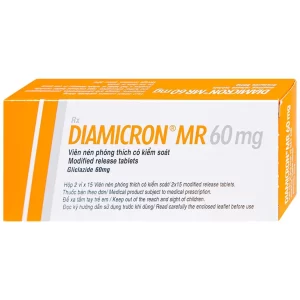 Thuốc Diamicron MR 60mg Servier điều trị tiểu đường típ 2