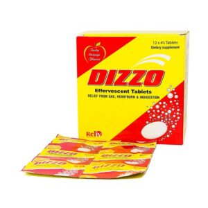 Viên sủi Dizzo Reliv hỗ trợ tiêu hóa, giảm triệu chứng đầy hơi, ợ hơi, khó tiêu