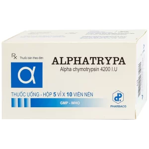 Thuốc Alphatrypa 4200 I.U Pharbaco