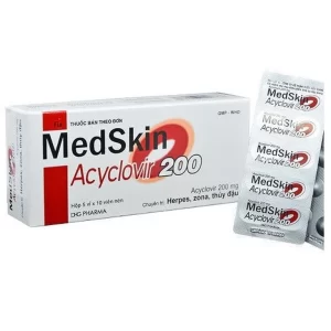 Thuốc MedSkin Acyclovir 200 DHG Pharma