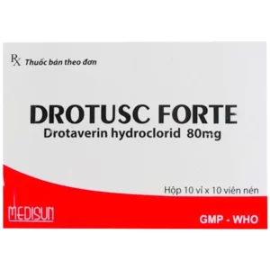 Thuốc Drotusc Forte Medisun điều trị co thắt dạ dày - ruột, hội chứng ruột bị kích thích