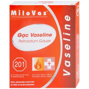 Gạc tiệt trùng Vaseline Petrolatum Gauze Milovas