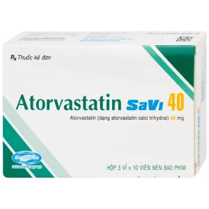 Thuốc Atorvastatin 40mg Savi