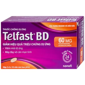 Thuốc Telfast BD 60mg Sanofi