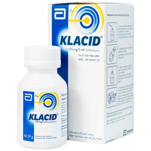 Cốm pha hỗn dịch uống Klacid 125mg/5ml