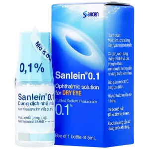 Thuốc nhỏ mắt Sanlein 0.1% Santen